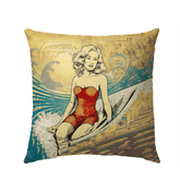 Tropical Surf Retreat Patio Pillow - Beyond T-shirts